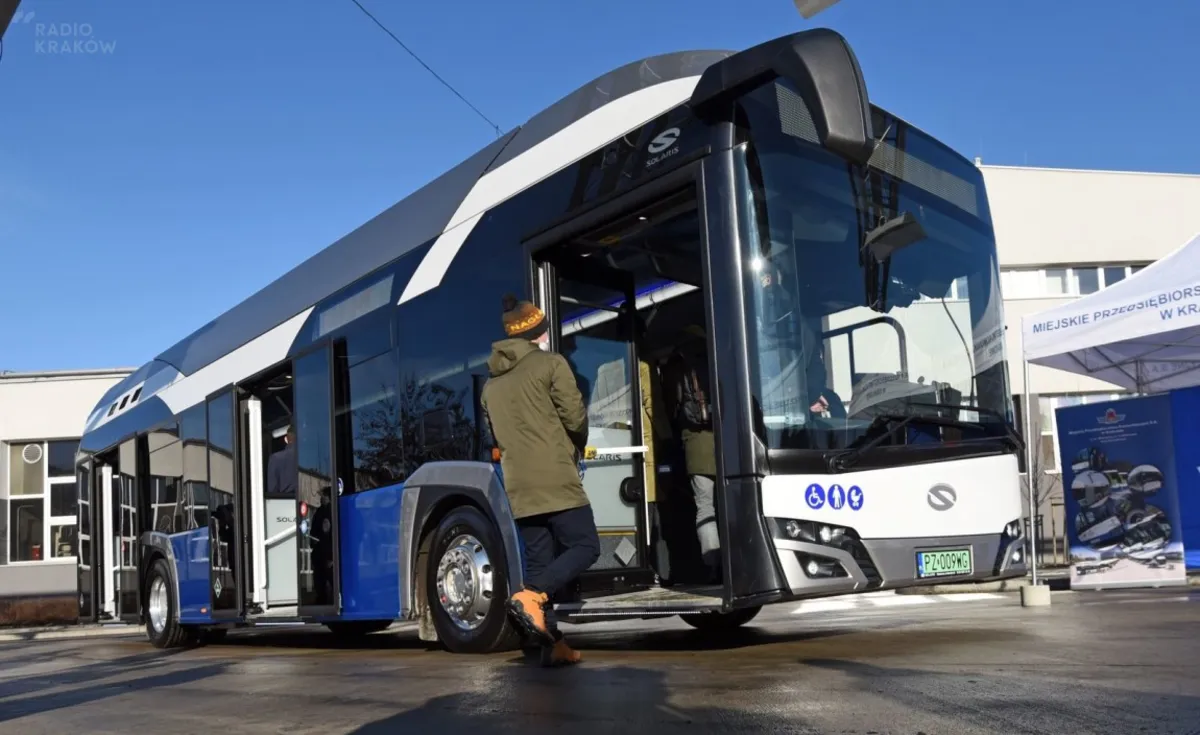 Kraków testuje autobus zasilany wodorem