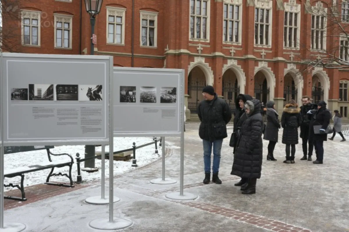Wystawa " Kraków Marzec' 68" na Plantach