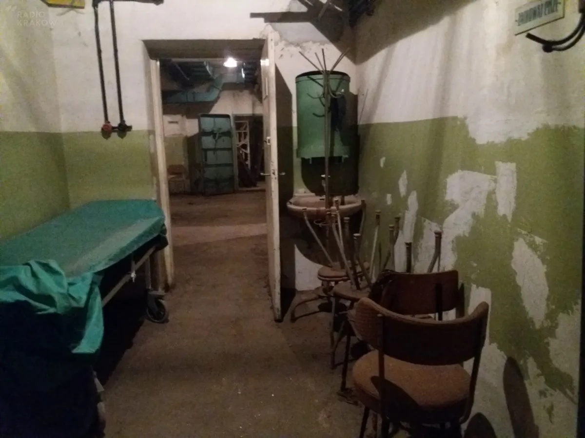 Zaglądamy do schronu pod szpitalem im. S. Żeromskiego