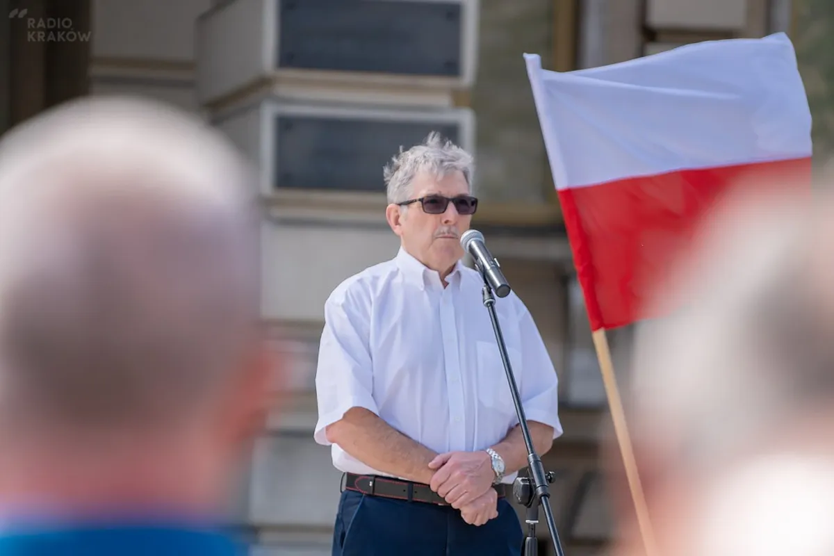 Nowy Sącz. Manifestacja SLD na rynku