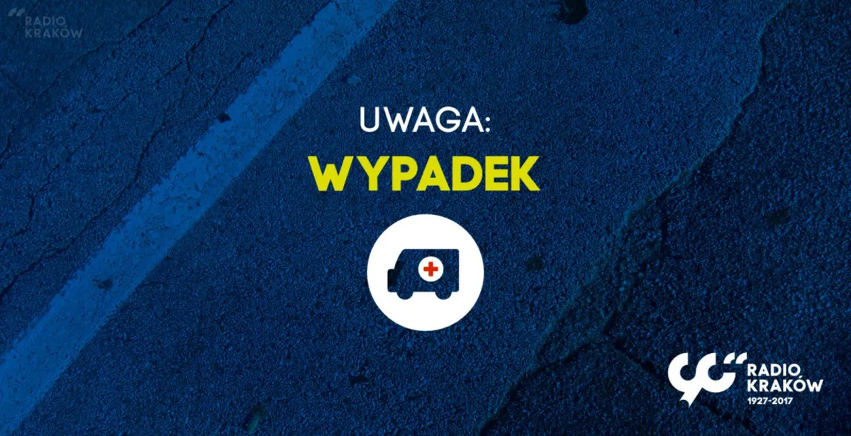 Wypadek w Pcimiu. Szkolny bus zderzył się z autem osobowym