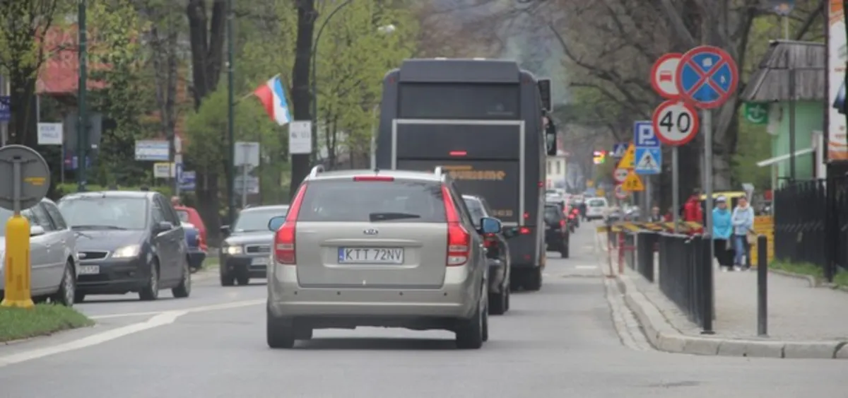 Tłok na zakopiance, ruszyły powroty z majówki