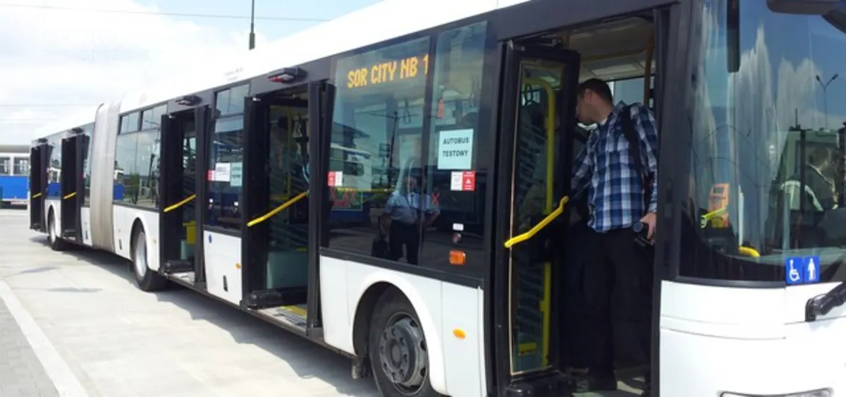 Kraków testuje najdłuższy autobus  w Polsce