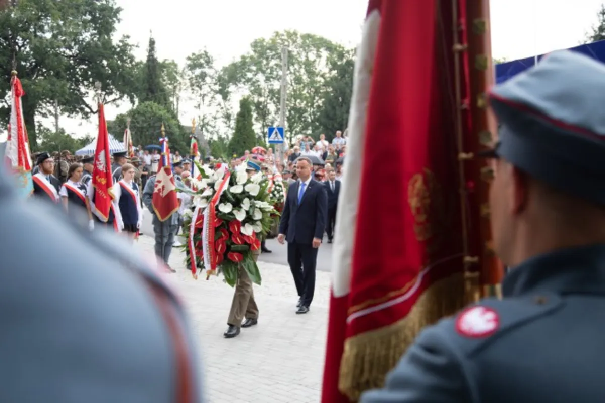 Odsłonięcie pomnika generała Józefa Hallera w Jurczycach