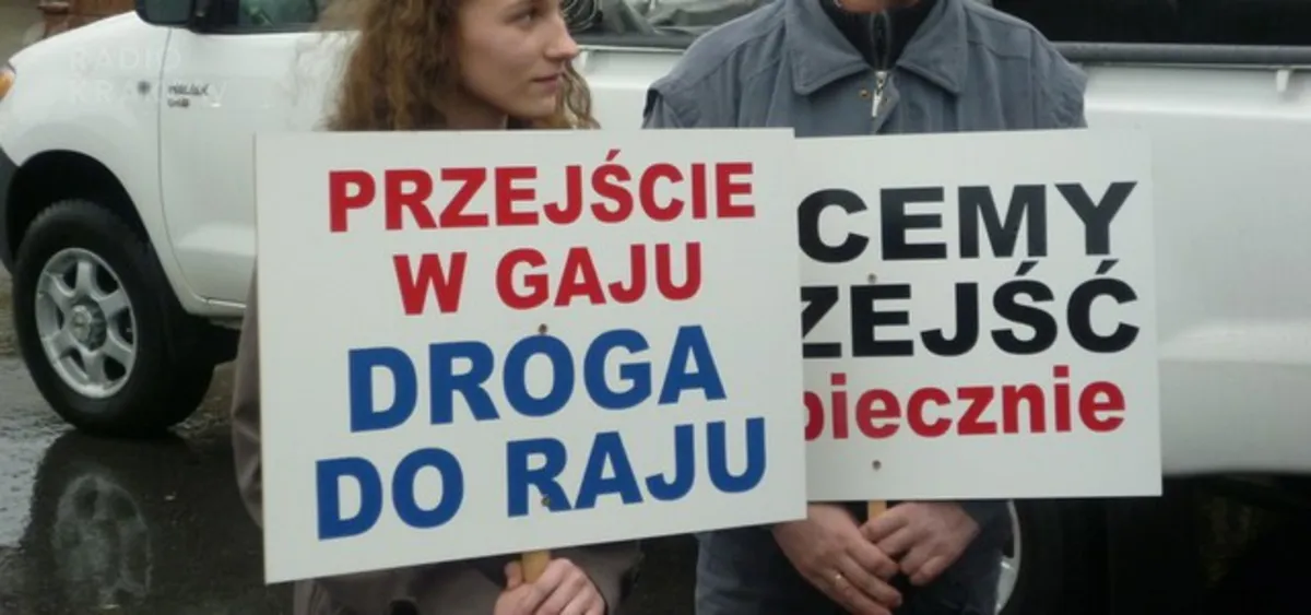 Mieszkańcy gminy Mogilany zablokowali zakopiankę