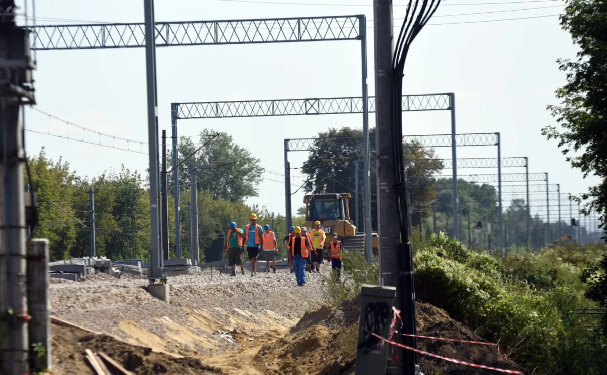 Przebudowa linii kolejowej Kraków Główny  - Kraków Płaszów w rejonie budowy przystanku kolejowego Kraków Prokocim 