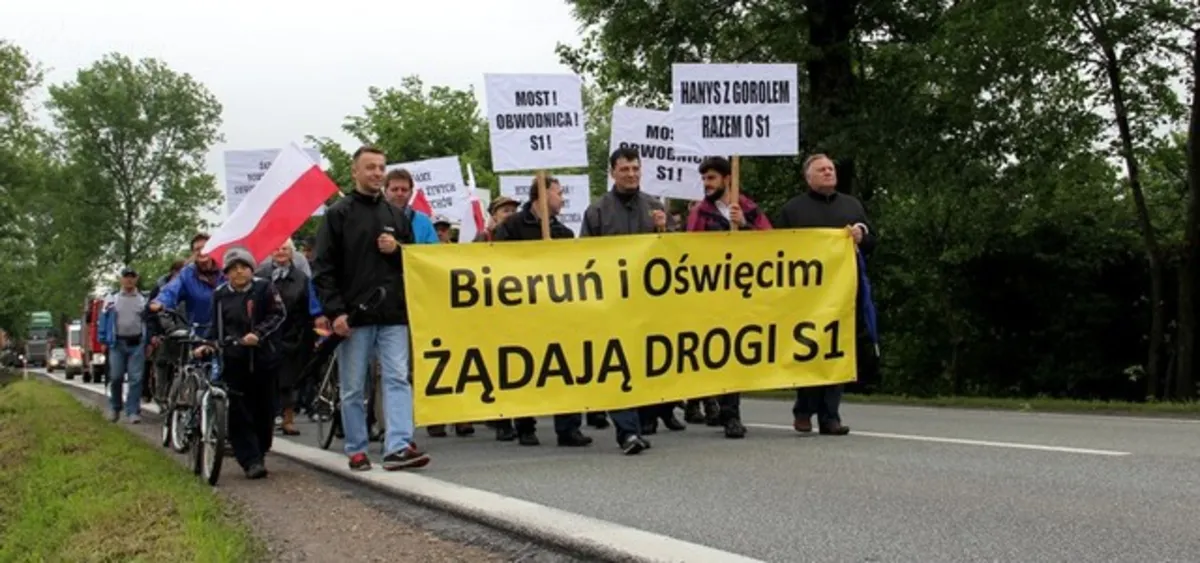 Oświęcim: Hanys z gorolem razem o S1. <b>ZDJĘCIA</b>