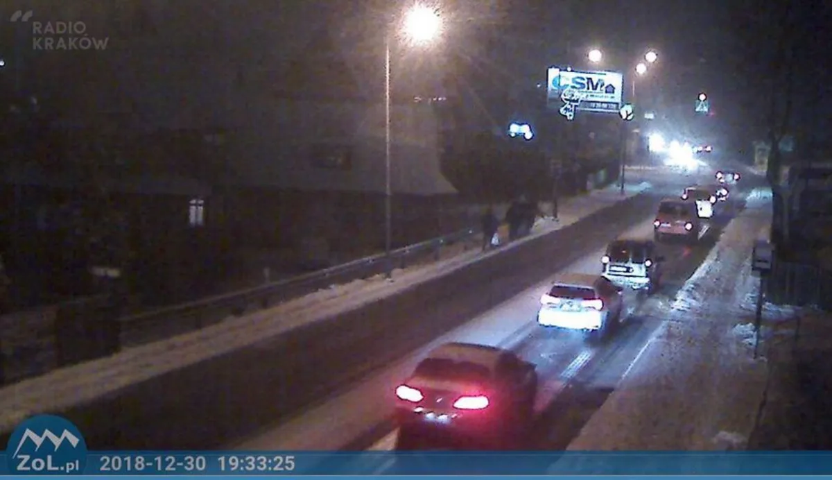 Ogromne korki na drogach dojazdowych i w centrum Zakopanego