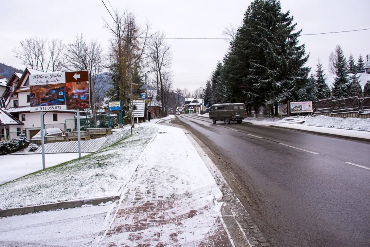 Biało w Zakopanem