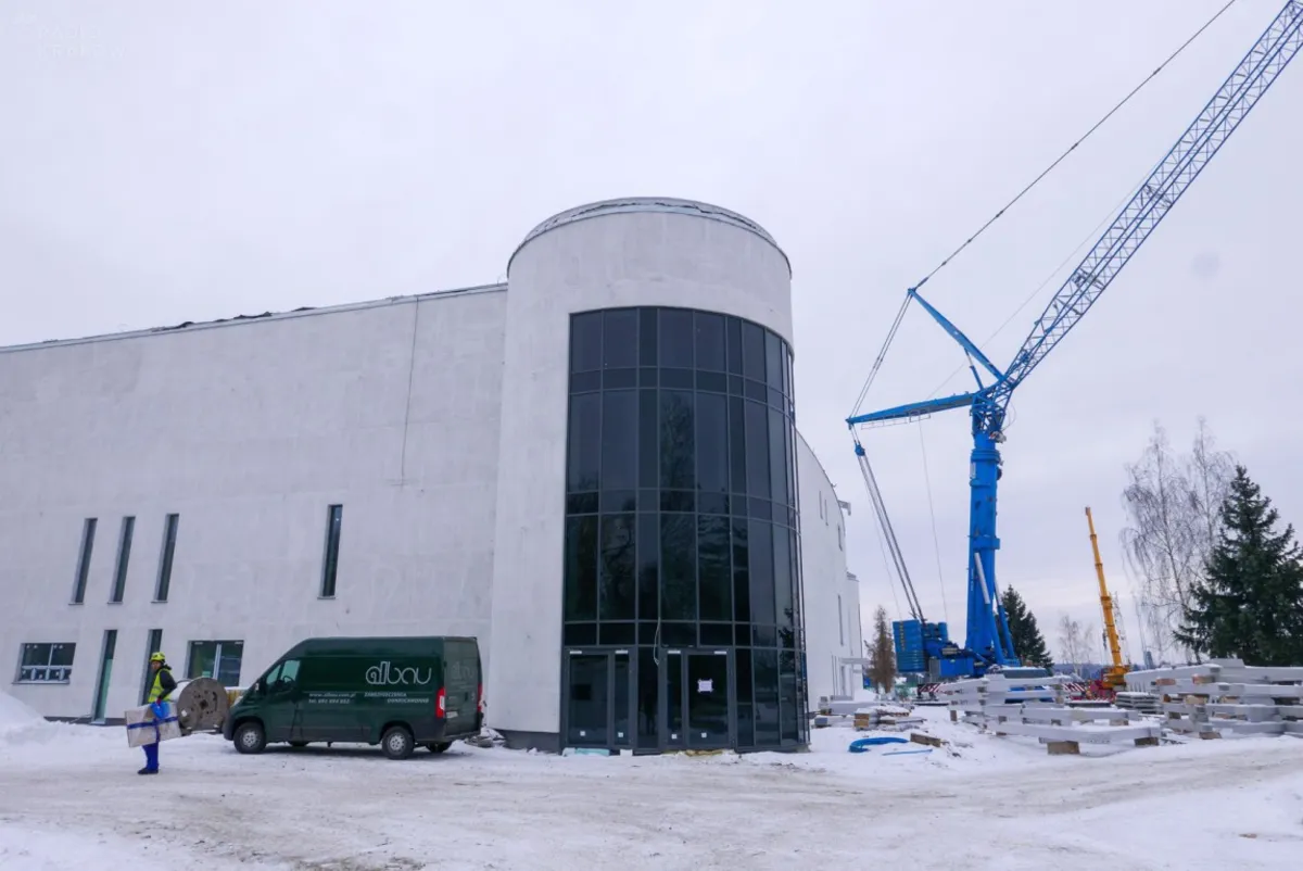Budowa hali Jaskółka w Tarnowie (Styczeń 2019)