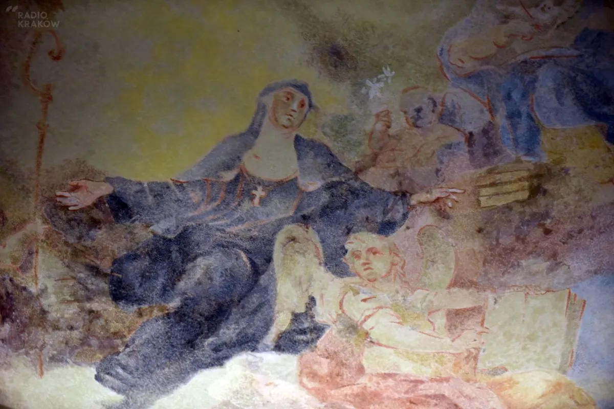 XVIII-wieczne freski w opactwie w Tyńcu
