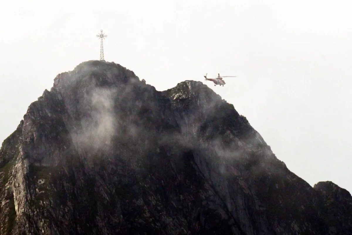 Po burzy uszkodzony szlak na Giewont