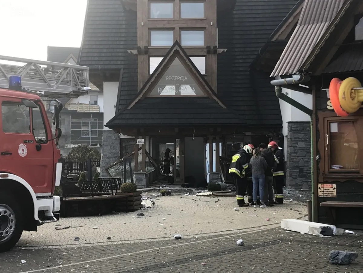 Wybuch gazu w hotelu w Białce Tatrzańskiej. Sześć osób poszkodowanych