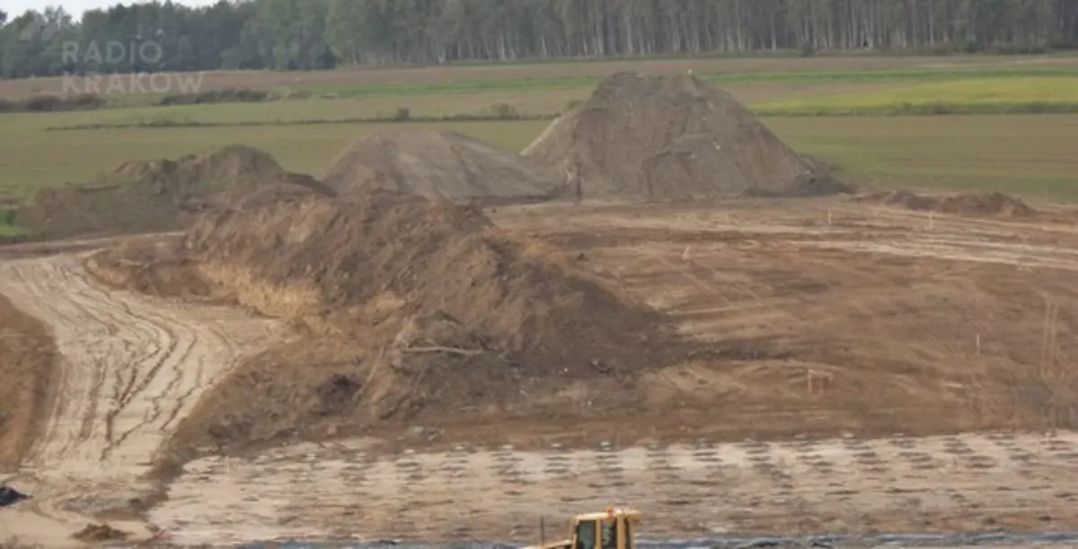 Trwa budowa pierwszego zbiornika małej retencji w Małopolsce