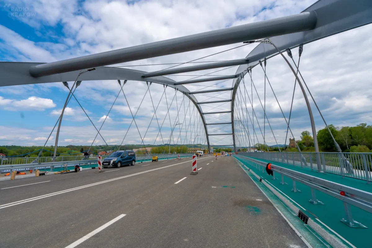 Nowy Sącz. Budowa Mostu Heleńskiego (08.05.2019)