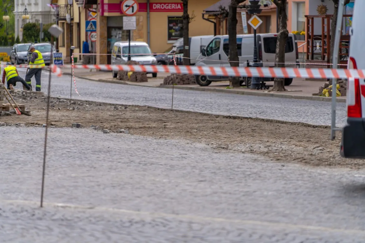 Muszyna. Przebudowa rynku (08.05.2019)