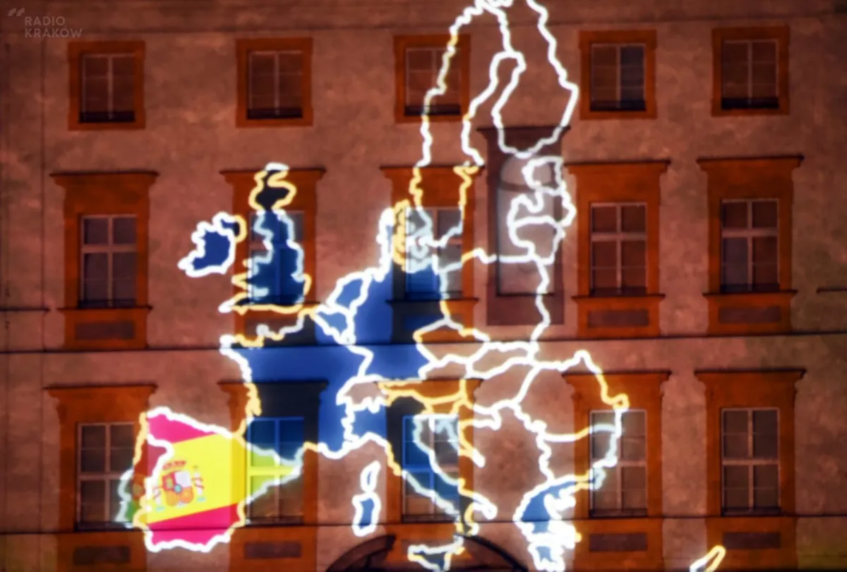 Wieczorny Mapping Muzeum Krakowa z okazji Dnia Unii 9 maja
