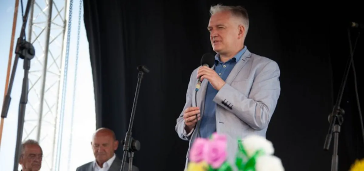 Gowin na dożynkach. "Ropoczęła się kampania wyborcza"