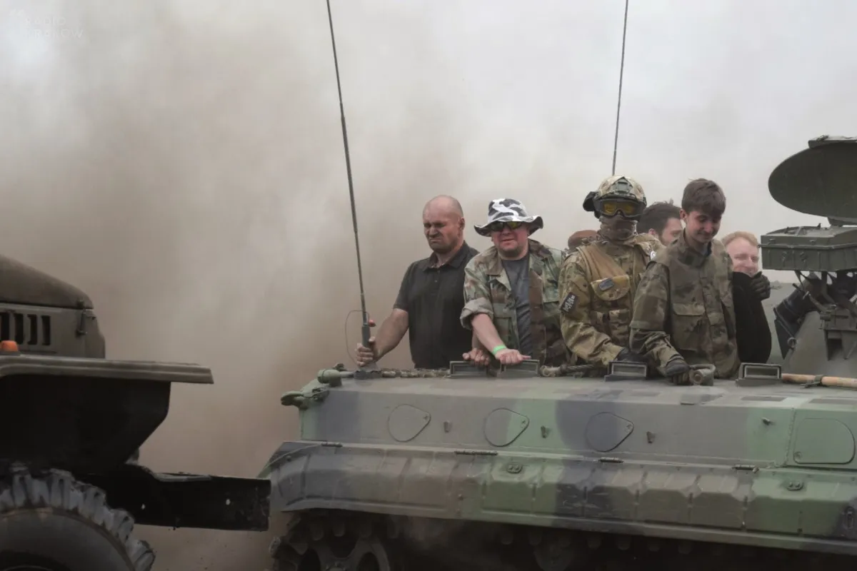 Miłośnicy militariów spotkali się w Trzebini