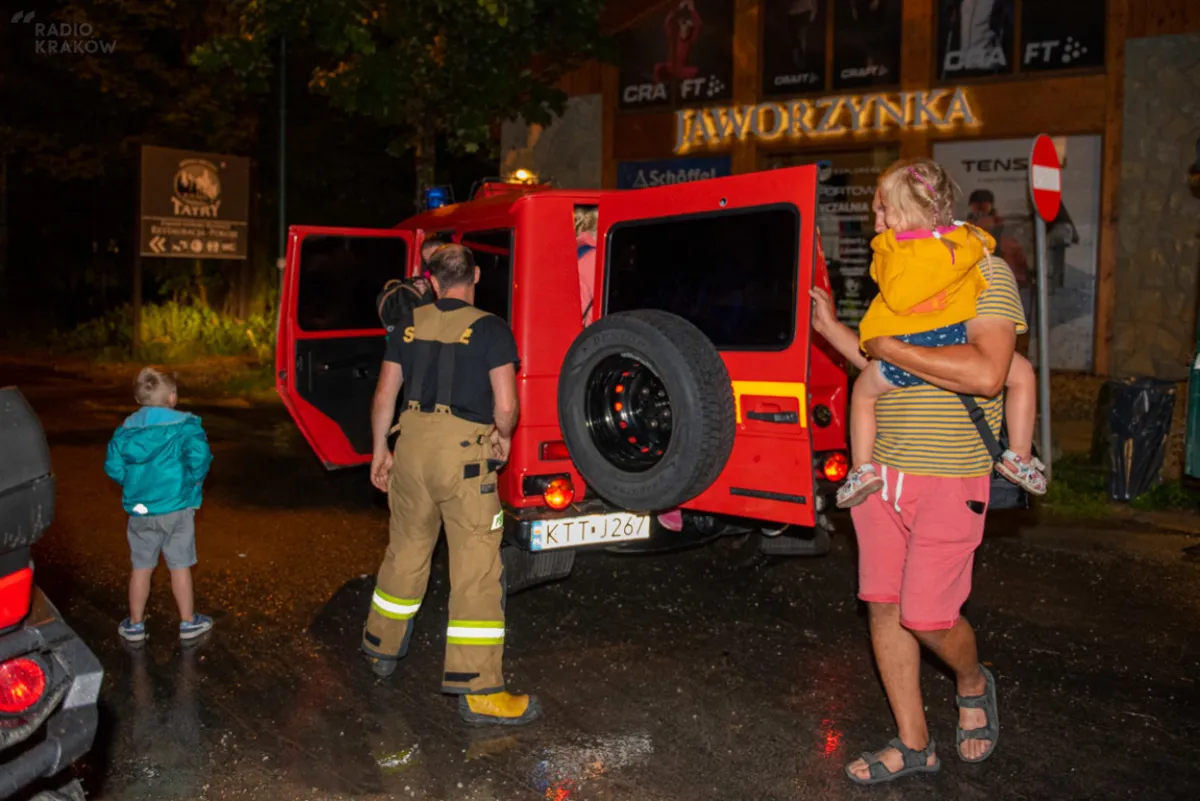 Ewakuacja turystów z Kasprowego Wierchu
