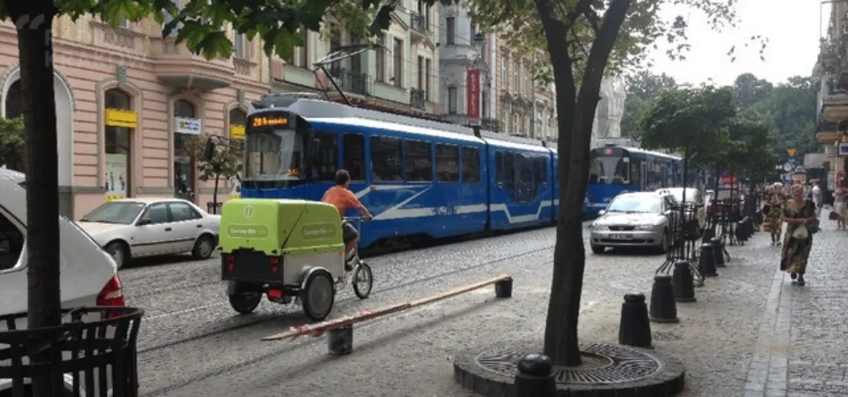 Kraków: Wózki rowerowe mogą zastąpić auta w centrum