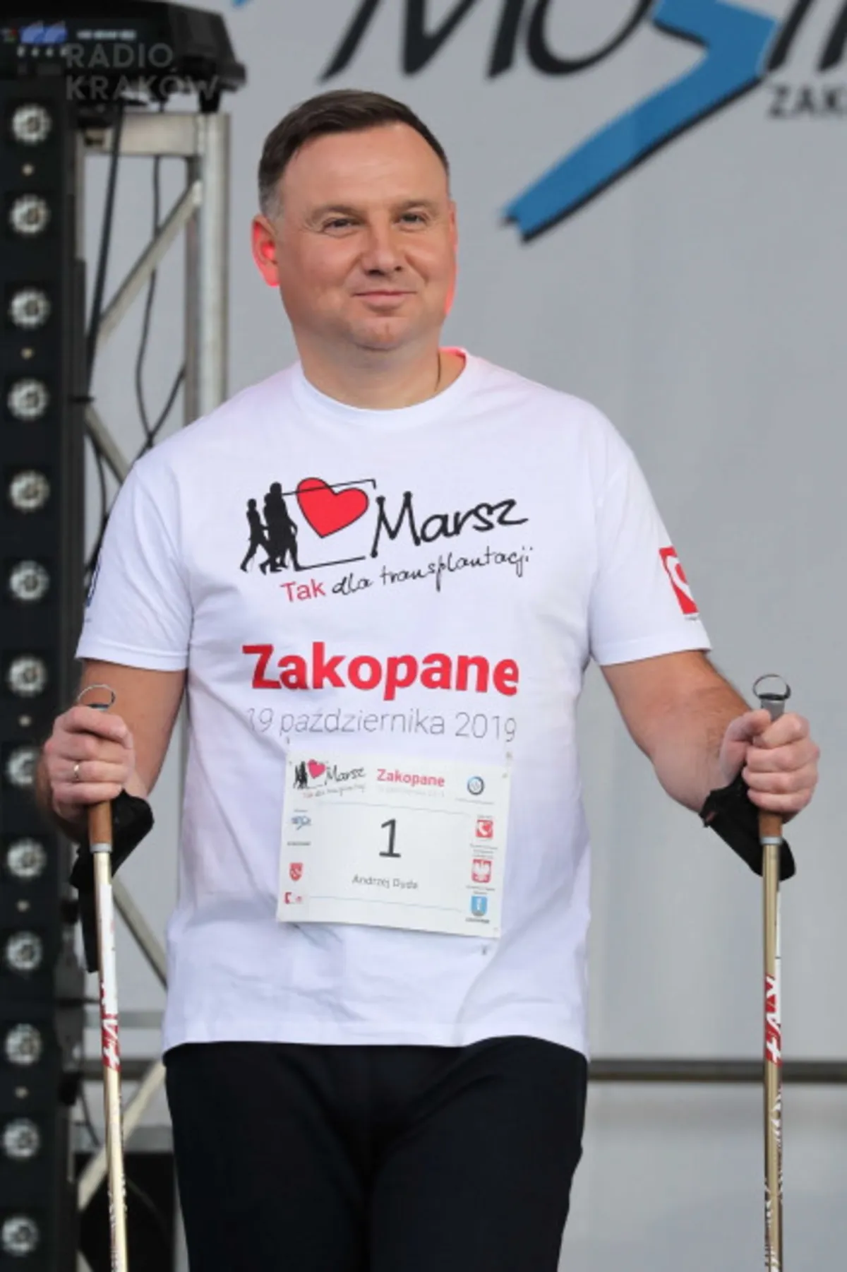 Prezydent Andrzej Duda wziął udział w marszu "Tak dla transplantacji"