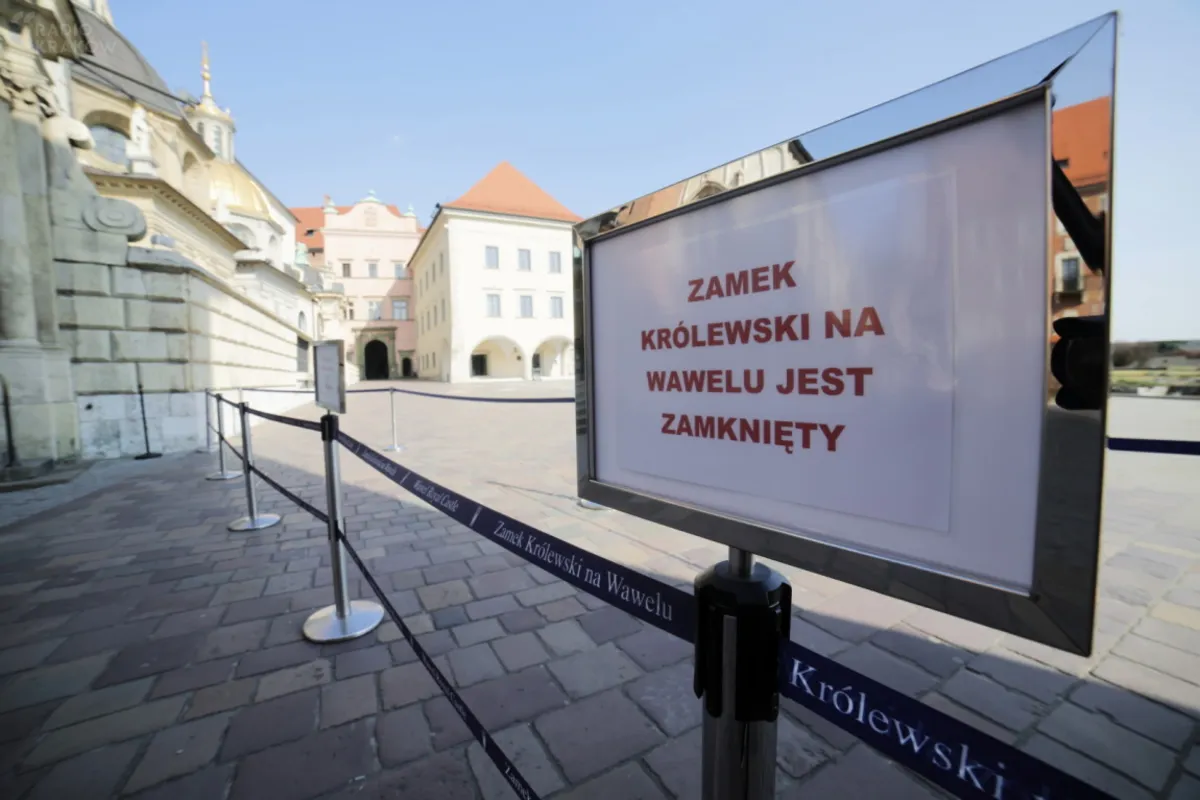 Zamek Królewski na Wawelu zamknięty dla zwiedzających