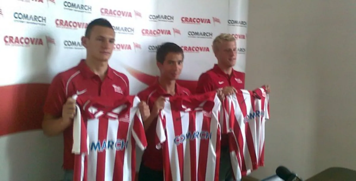 Nowi  piłkarze w Cracovii