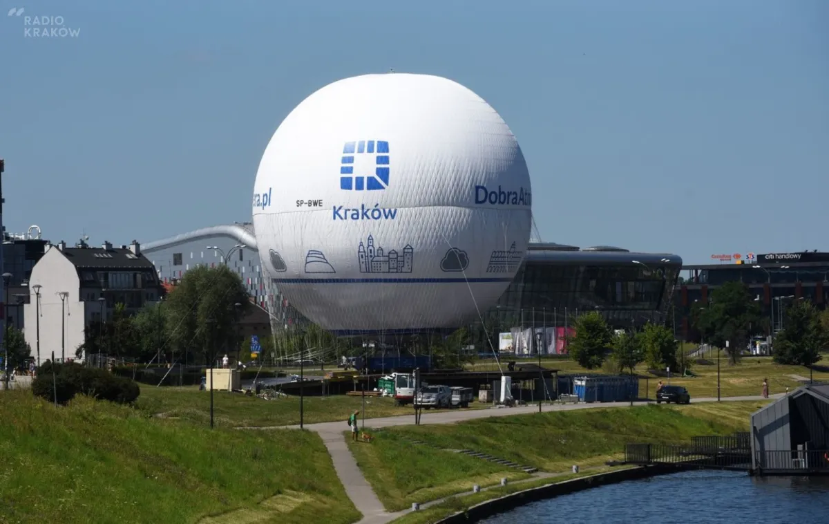 Balon widokowy nad Wisłą powrócił