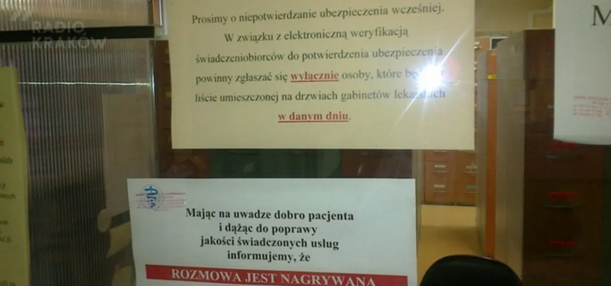 Tarnowska przychodnia nagrywa własnych pacjentów