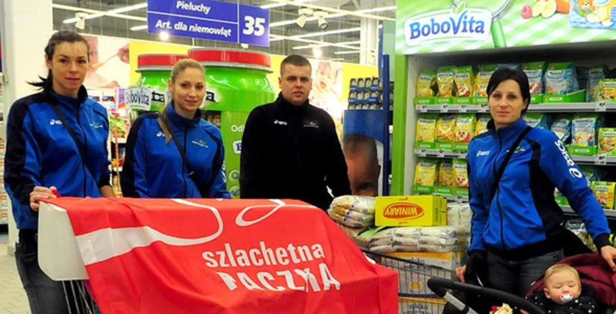 Szlachetna Paczka siatkarek z Muszyny
