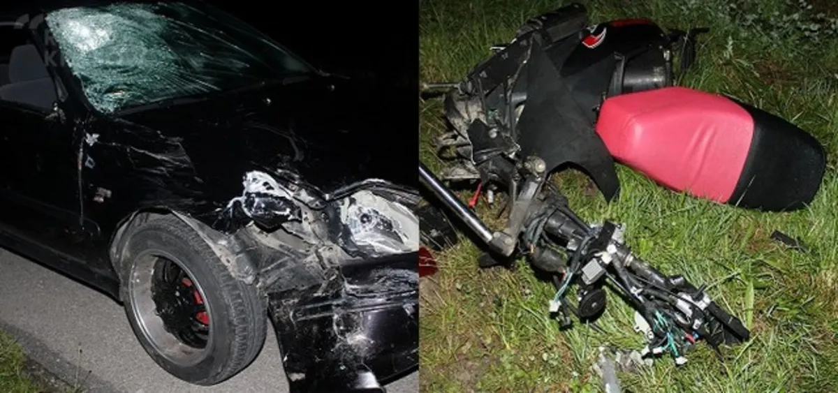 Śmiertelny wypadek motocyklisty w Gruszowie Wielkim