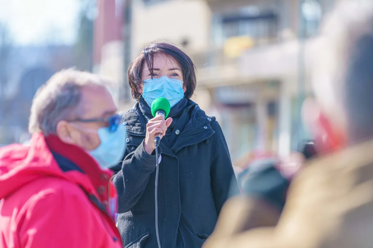 Protest w Limanowej