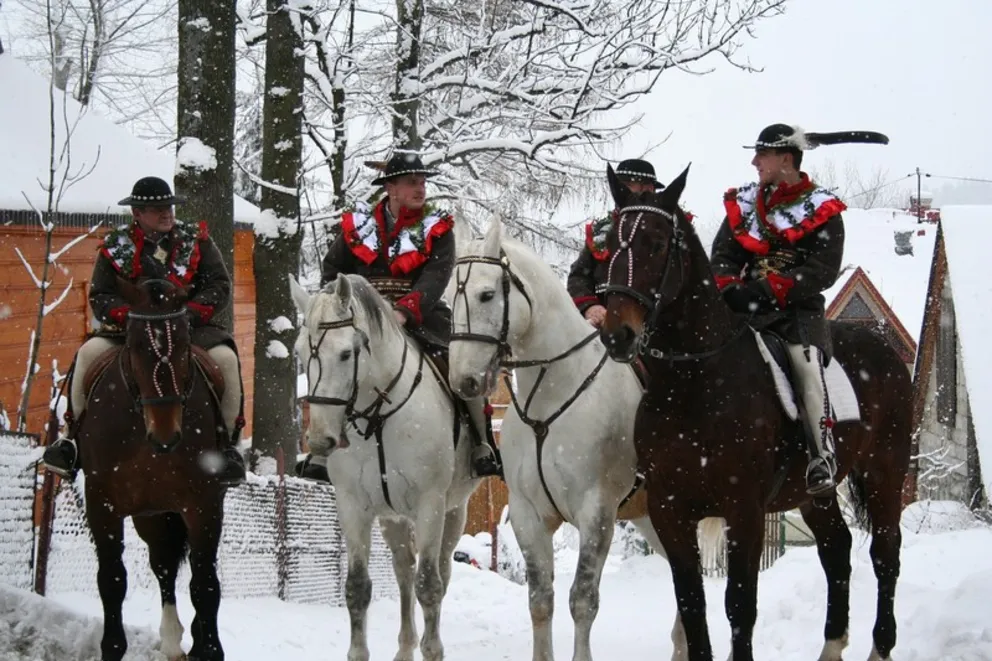 Góralski Karnawał w Bukowinie Tatrzańskiej/fot.Przemyslaw Bolechowski