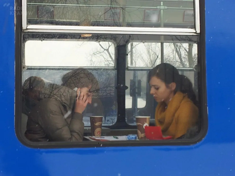 Kawiarnia w tramwaju/fot. Maciej Skowronek