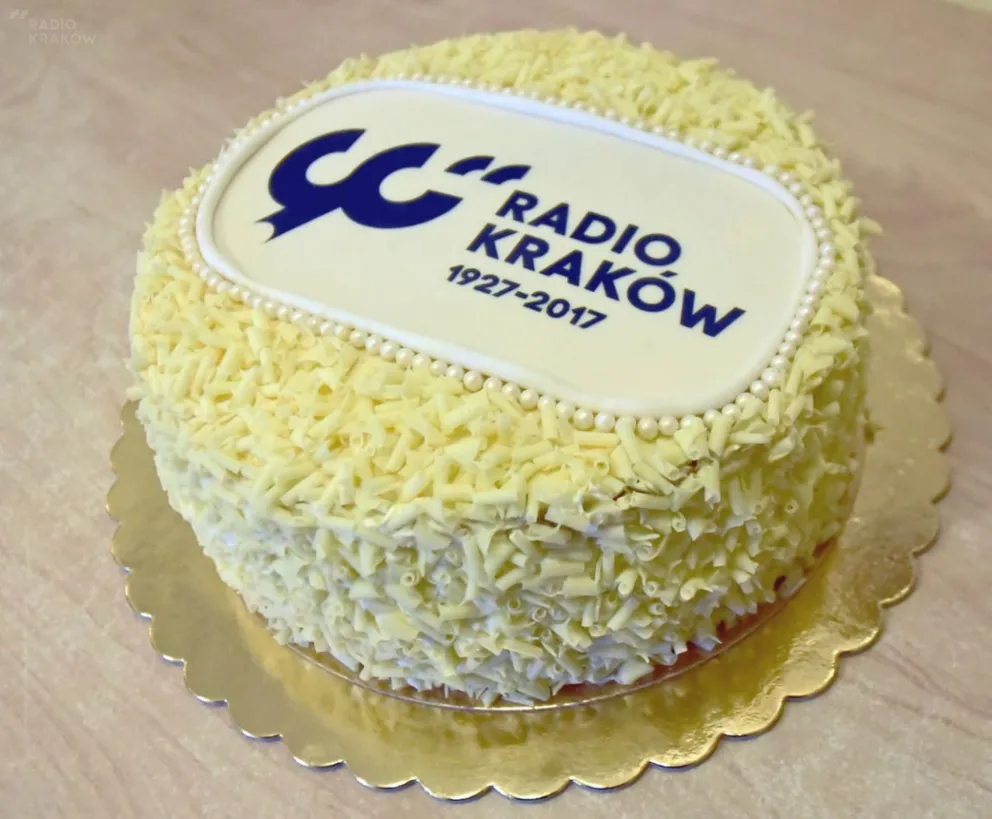 Jubileuszowy tort od Radia Kraków