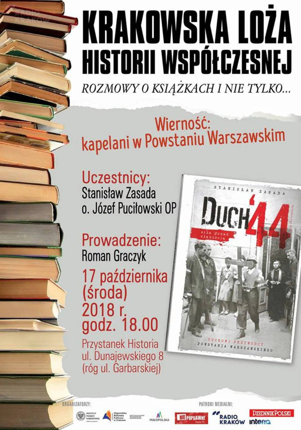 "Wierność: kapelani w Powstaniu Warszawskim" na "Przystanku Historia" w Krakowie
