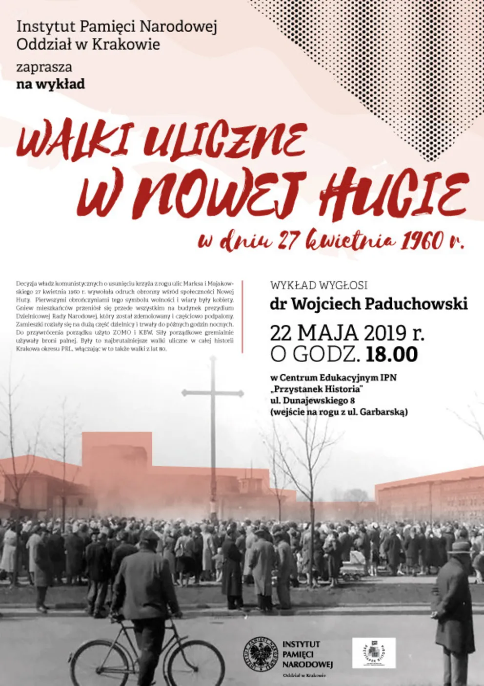 Walki uliczne w Nowej Hucie w dniu 27 kwietnia 1960 r.