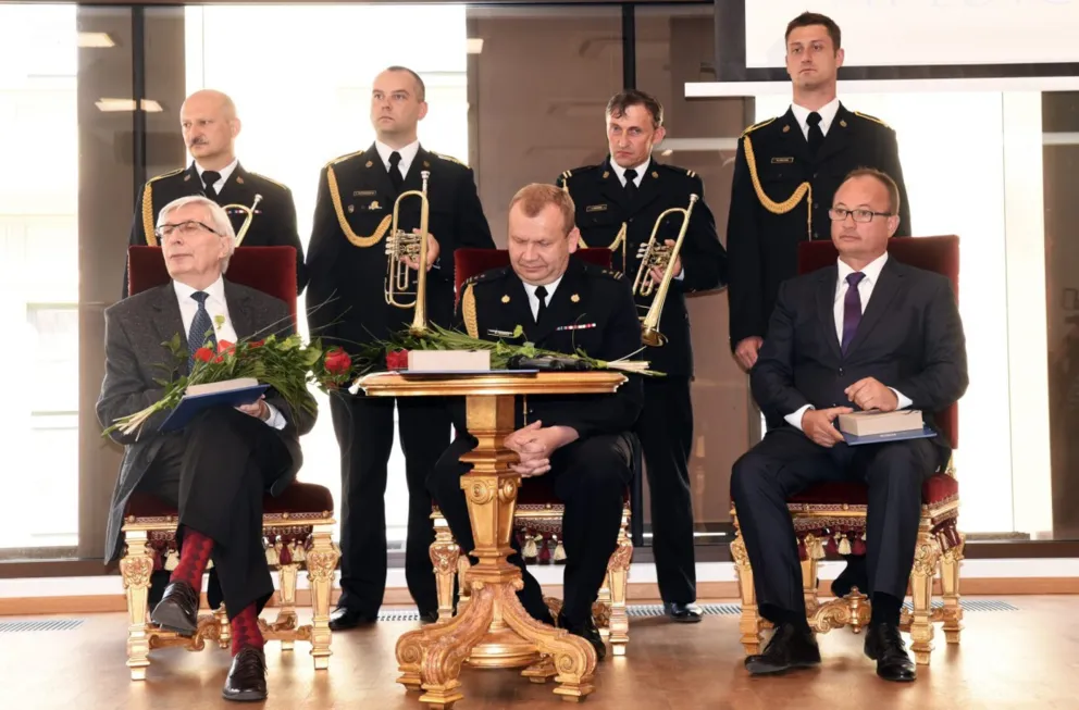 Medal św. Krzysztofa dla krakowskich hejnalistów
