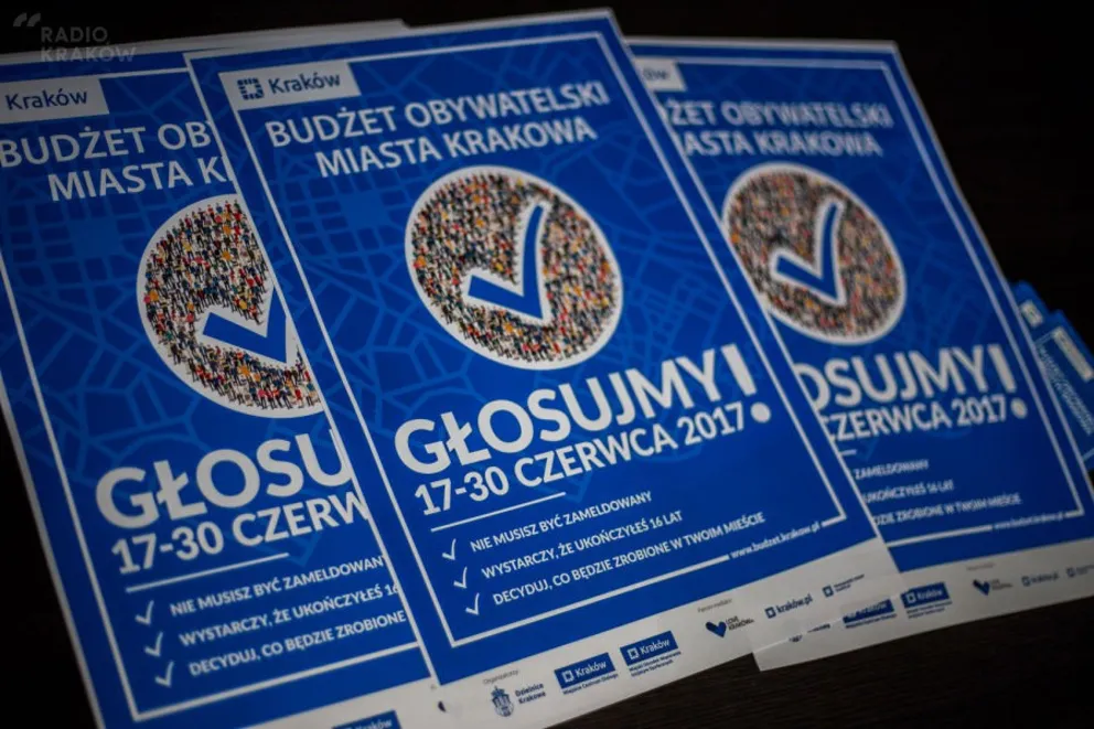 Od soboty można głosować na projekty w krakowskim budżecie obywatelskim