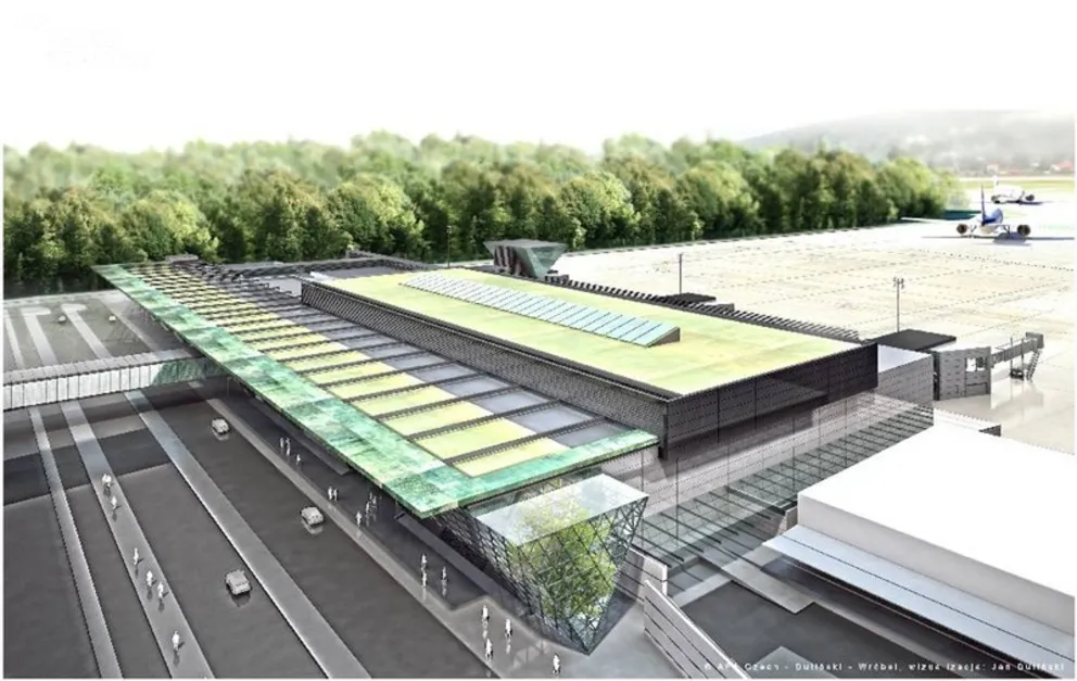 Międzynarodowy Port Lotniczy im. Jana Pawła II Kraków - Balice - wizualizacje