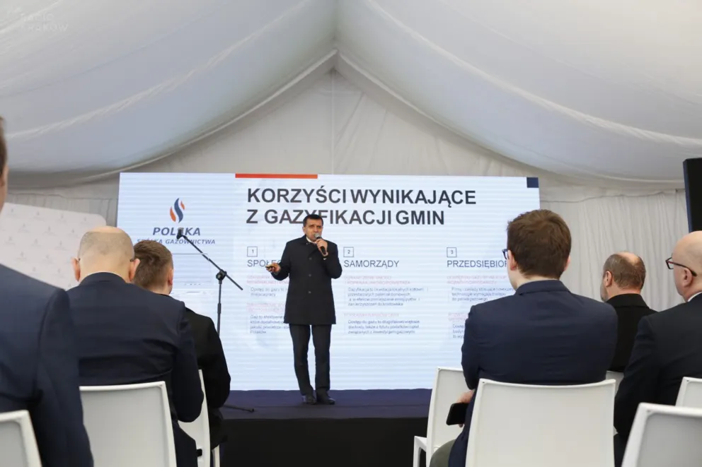 Polska Spółka Gazownictwa uruchomiła w Zatorze pierwszą w Małopolsce stację LNG
