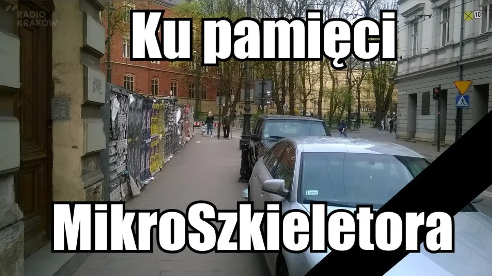 Mikroszkieletor zniknął z ul. Piłsudskiego