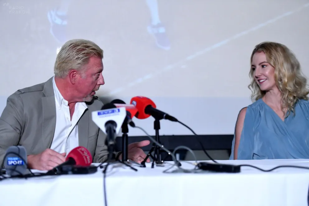 Ula  Radwańska i... Boris Becker!