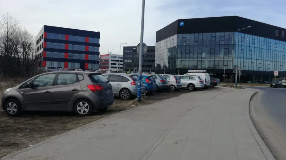 Codzienne parkowanie na trawie