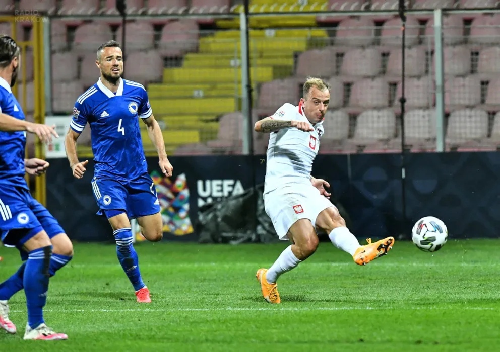 Piłkarska LN - Bośnia i Hercegowina - Polska 1:2 