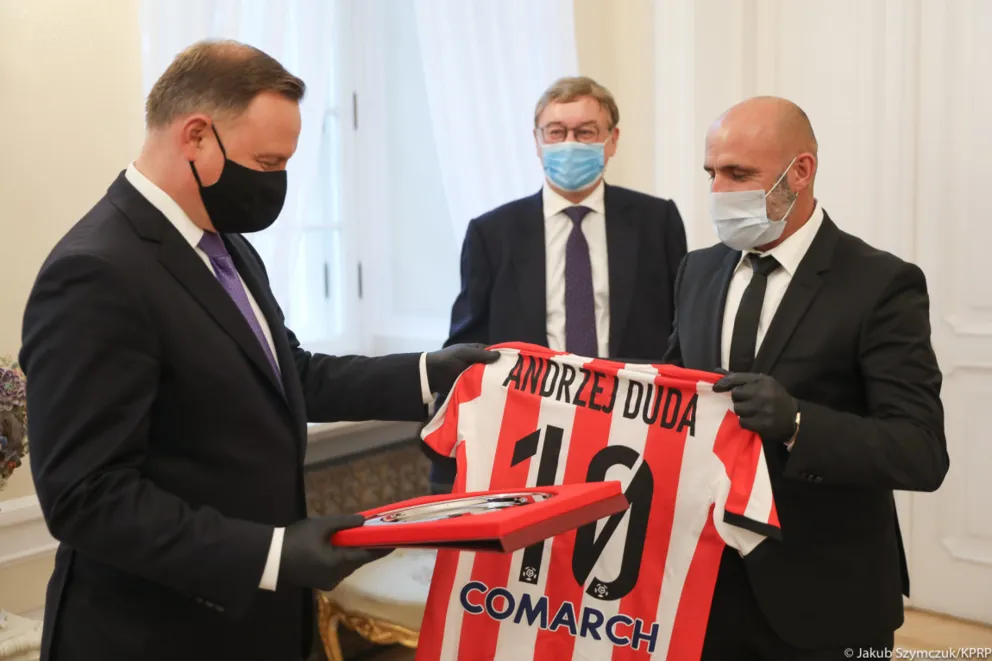 Prezydent przyjął delegację Cracovii