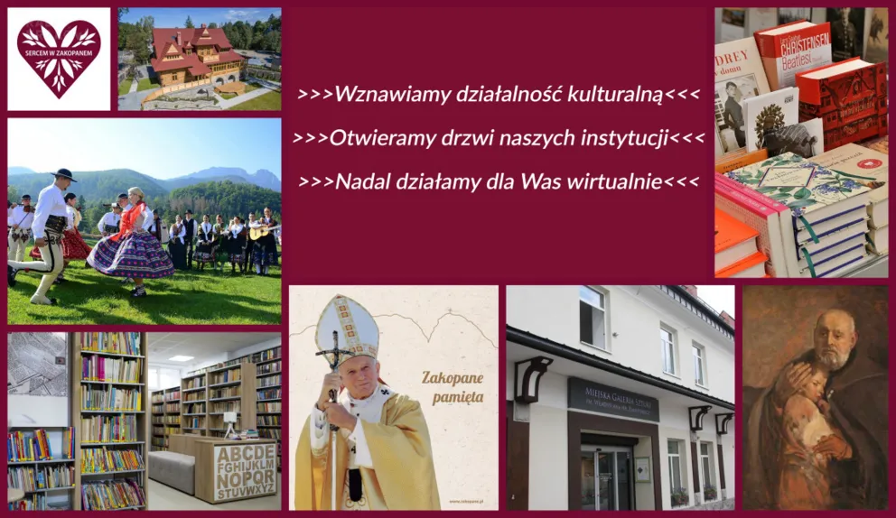 Zakopane wznawia działaność kulturalną!