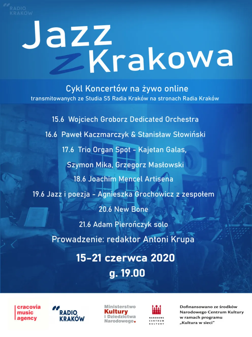 Siedem wyjątkowych koncertów bez wychodzenia z domu! „Jazz z Krakowa” 