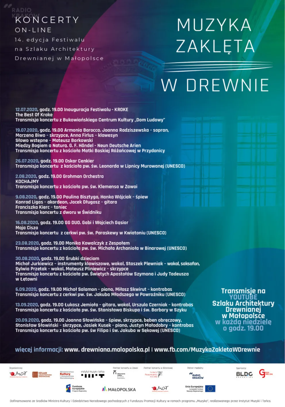 Inauguracja 14 edycji Festiwalu Muzyka Zaklęta w Drewnie.